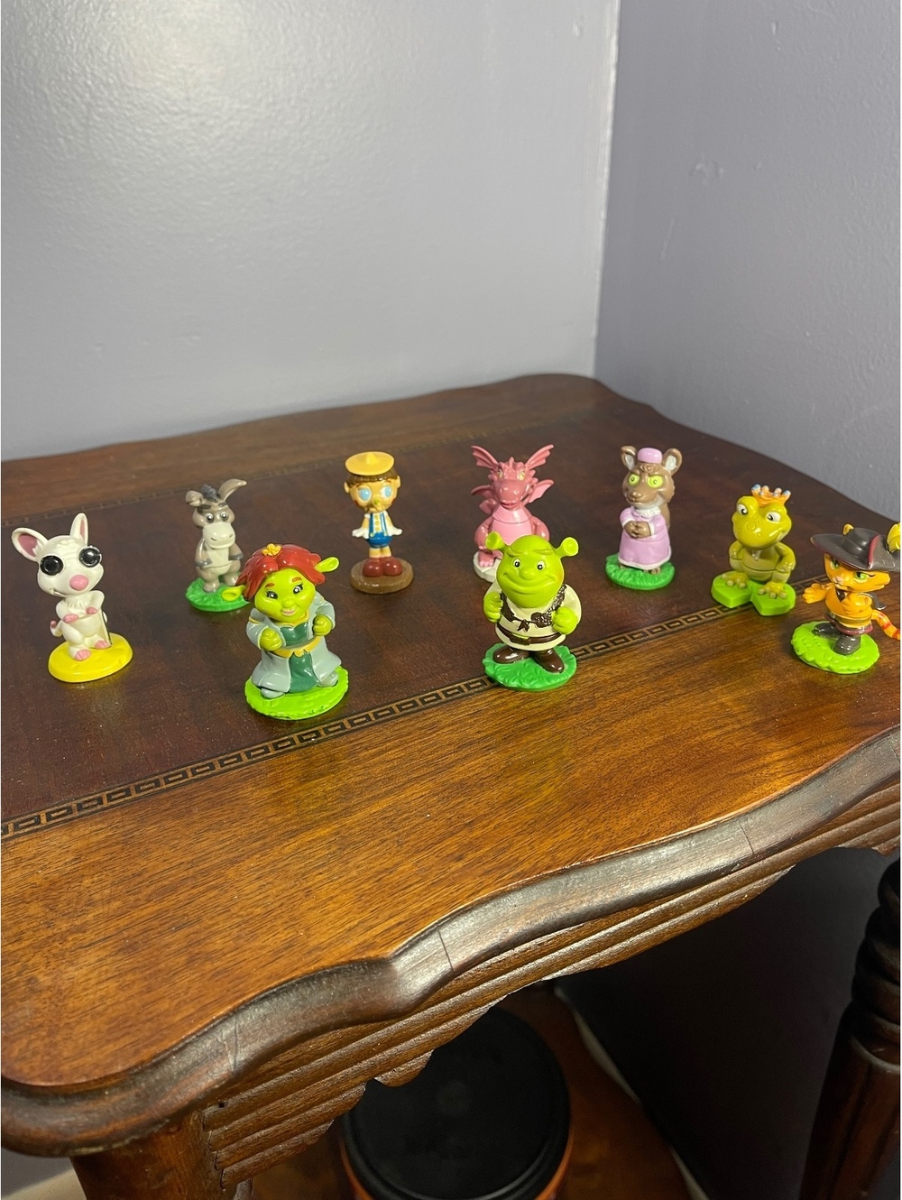 Shrek Miniature Character Figurine Set - 10 Pieces